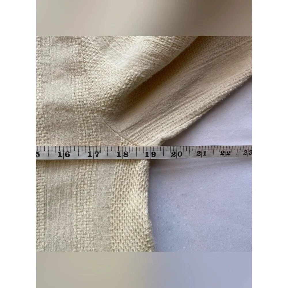 Free People Cream Shiloh One Piece Wideleg Coastal Bohemian Jumpsuit Size Small